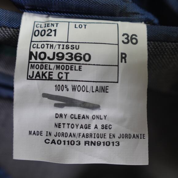 Ted Baker No Ordinary Joe London Gray Suit Jacket 36S & 30S Pants Set - Picture 9 of 16